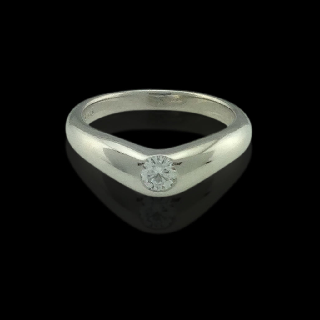 Tiffany & Co. Peretti Diamond and Platinum Ring