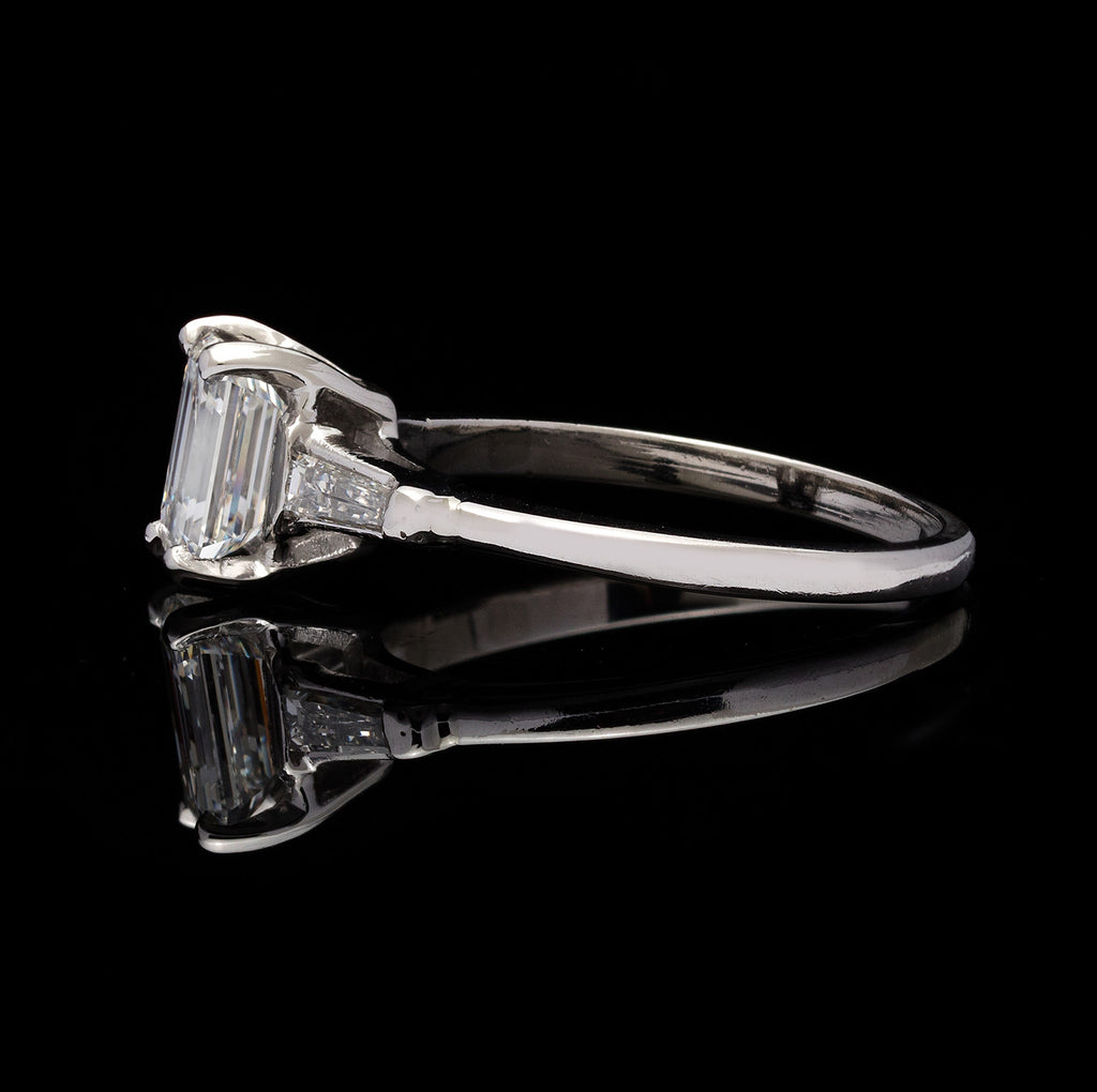 GIA 1.54-ct. G/VS1 Emerald-Cut Diamond Engagement Ring