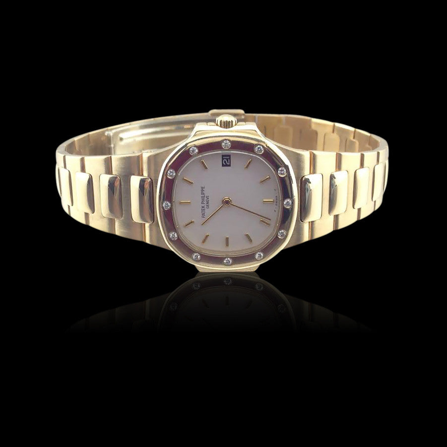 Patek Philippe Ladies Nautilus Gold and Diamond Wristwatch