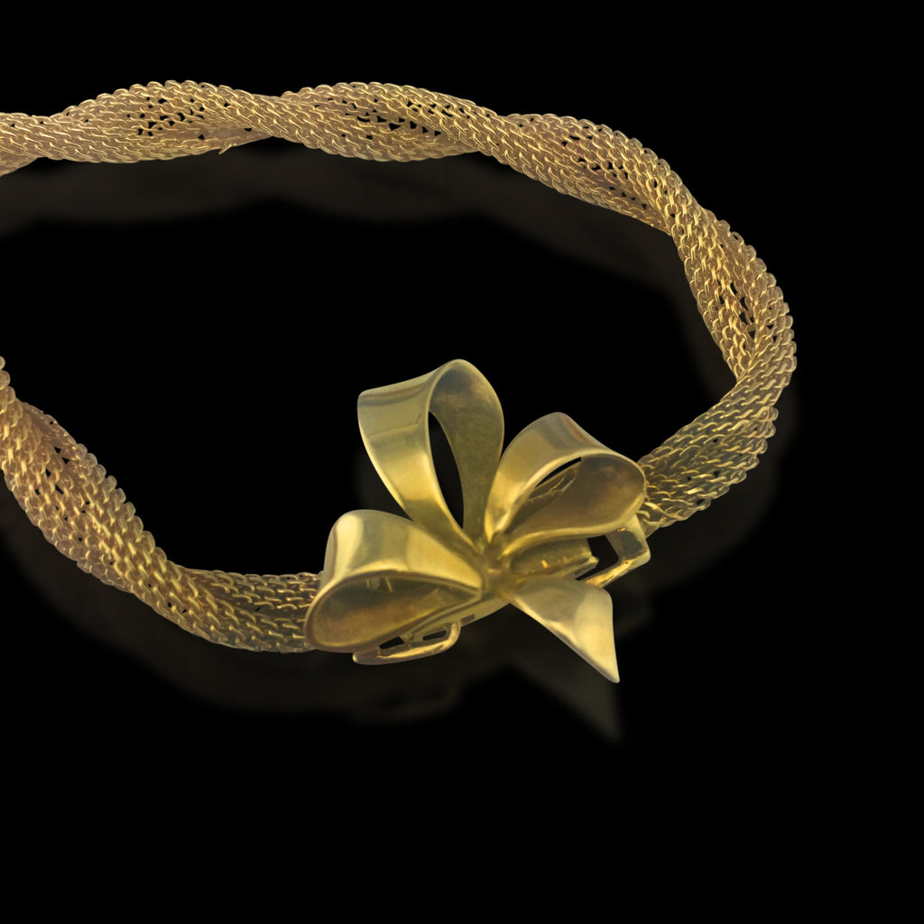 Estate Diamond and Gold Locket Pendant Necklace