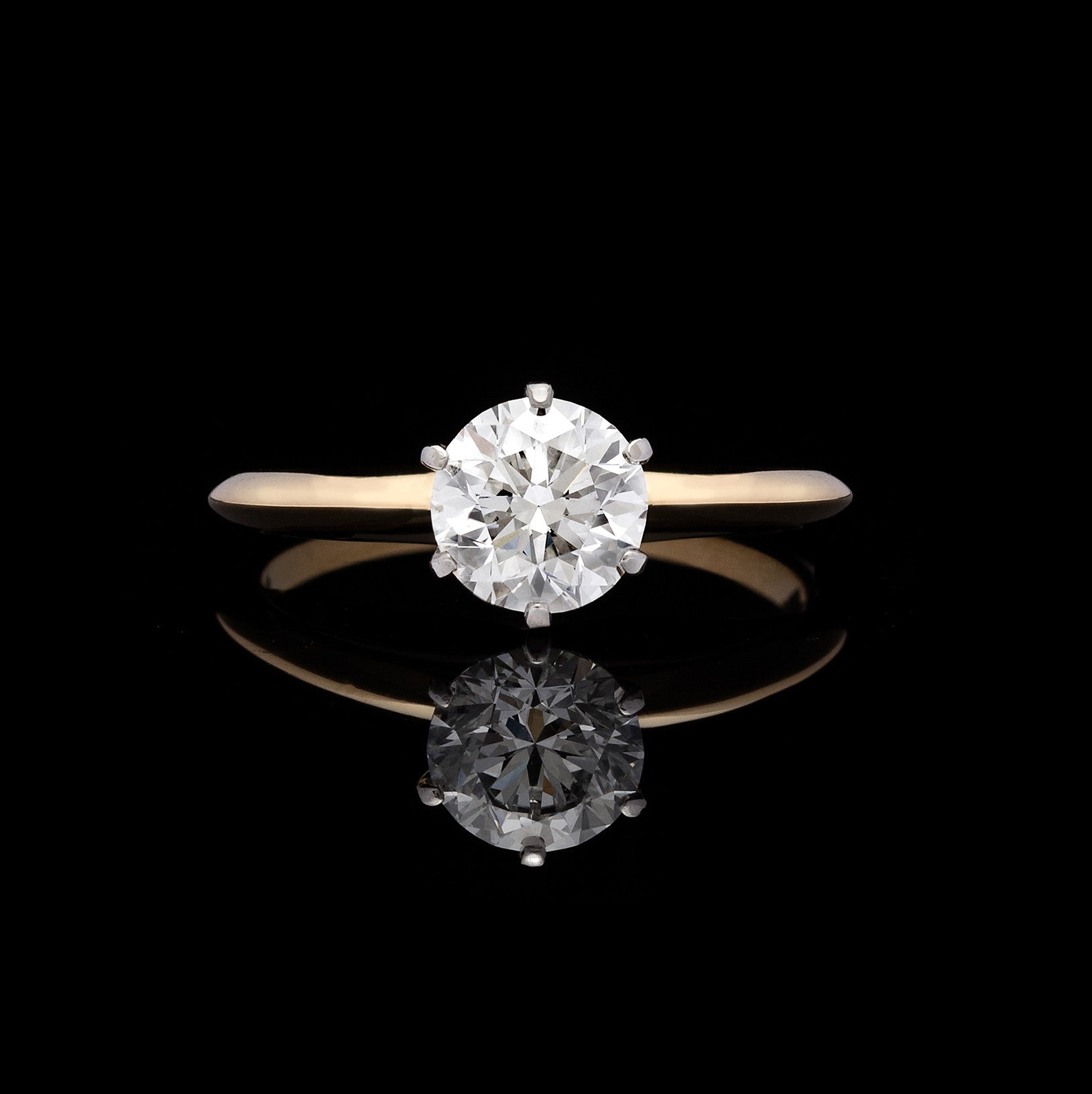 Tiffany GIA G/SI1 Round Brilliant-Cut Engagement Ring
