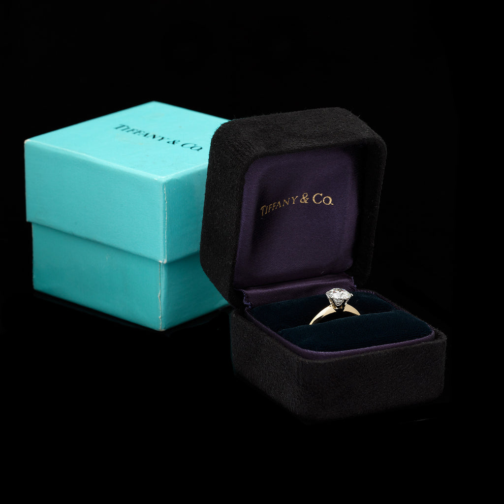 Tiffany & Co. GIA 1.04-ct. G/SI1 Round Brilliant-Cut Engagement Ring