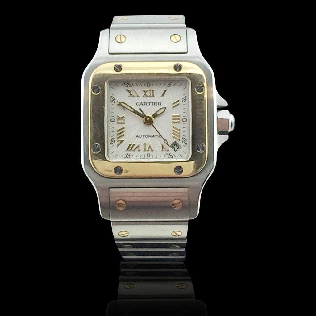 Ladies Steel & Gold Cartier Santos