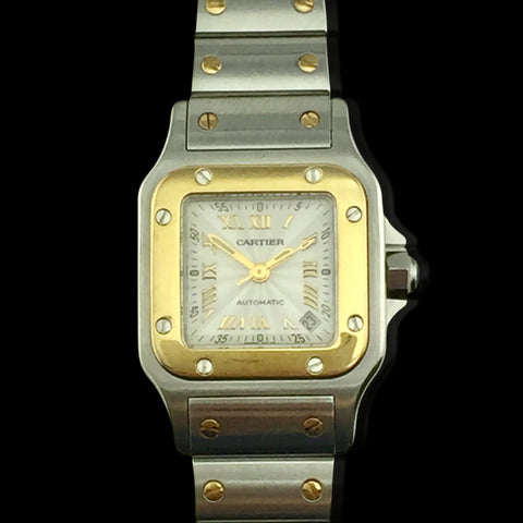 Ladies Steel & Gold Cartier Santos