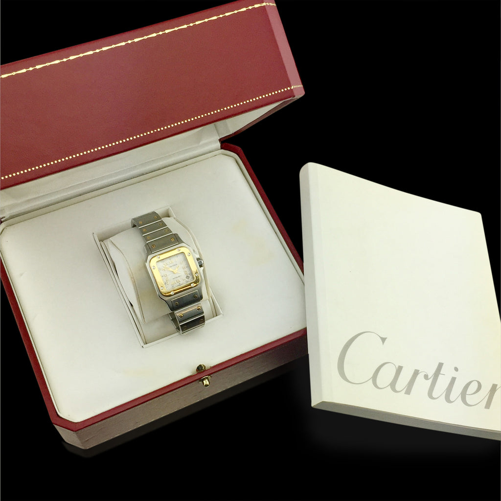 Ladies Steel & Gold Cartier Santos