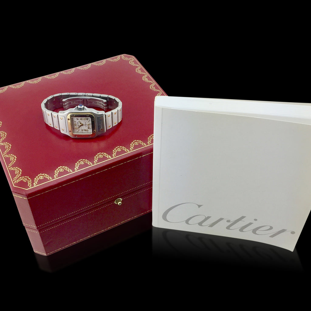 Ladies Steel & Gold Cartier Santos