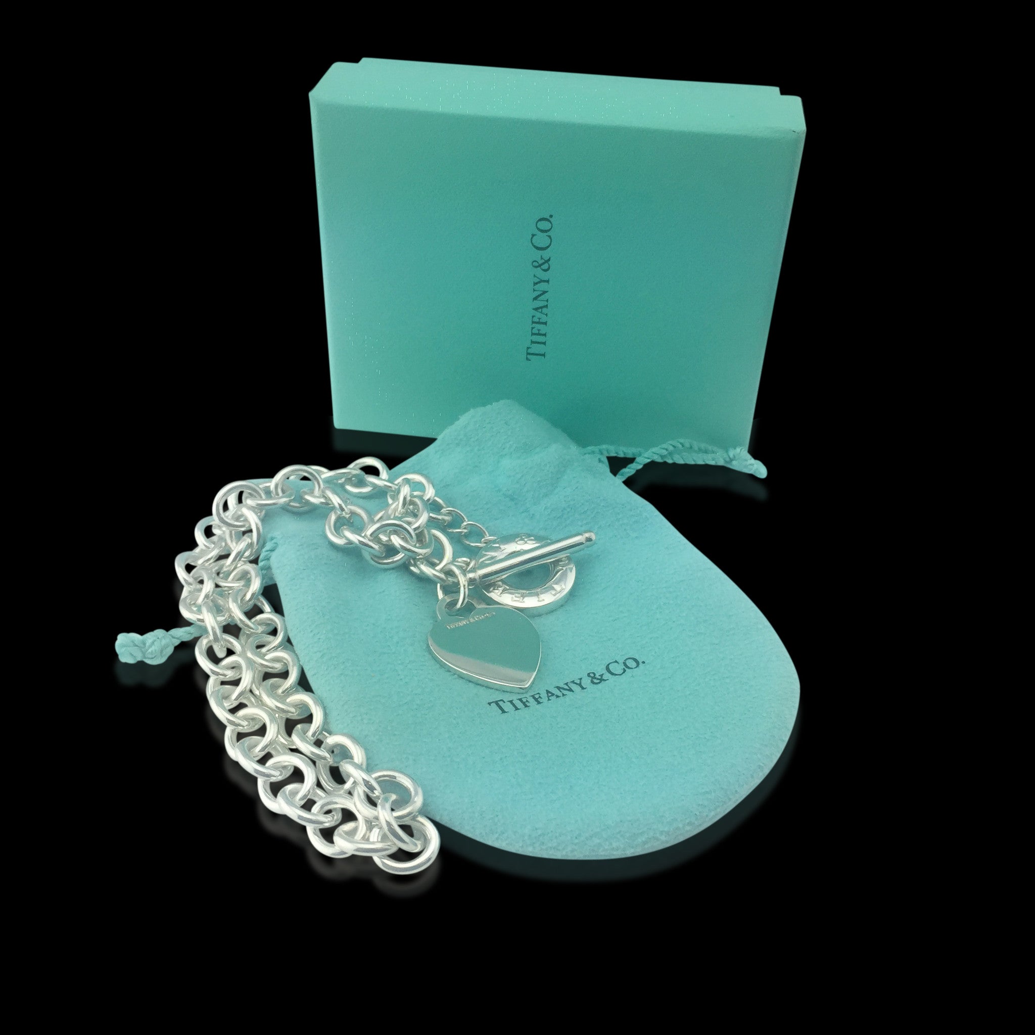 Tiffany & Co Heart Tag Toggle Necklace | Toggle necklace, Shop necklaces, Heart  tag