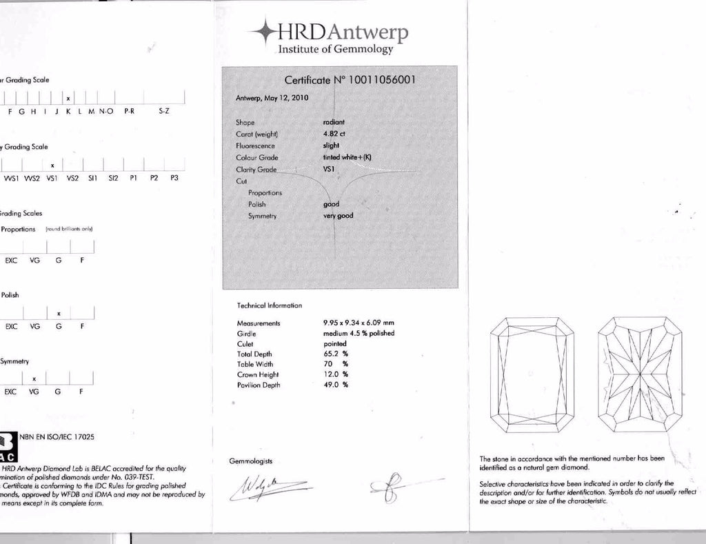 Extraordinary Radiant-Cut Yellow Diamond Ring