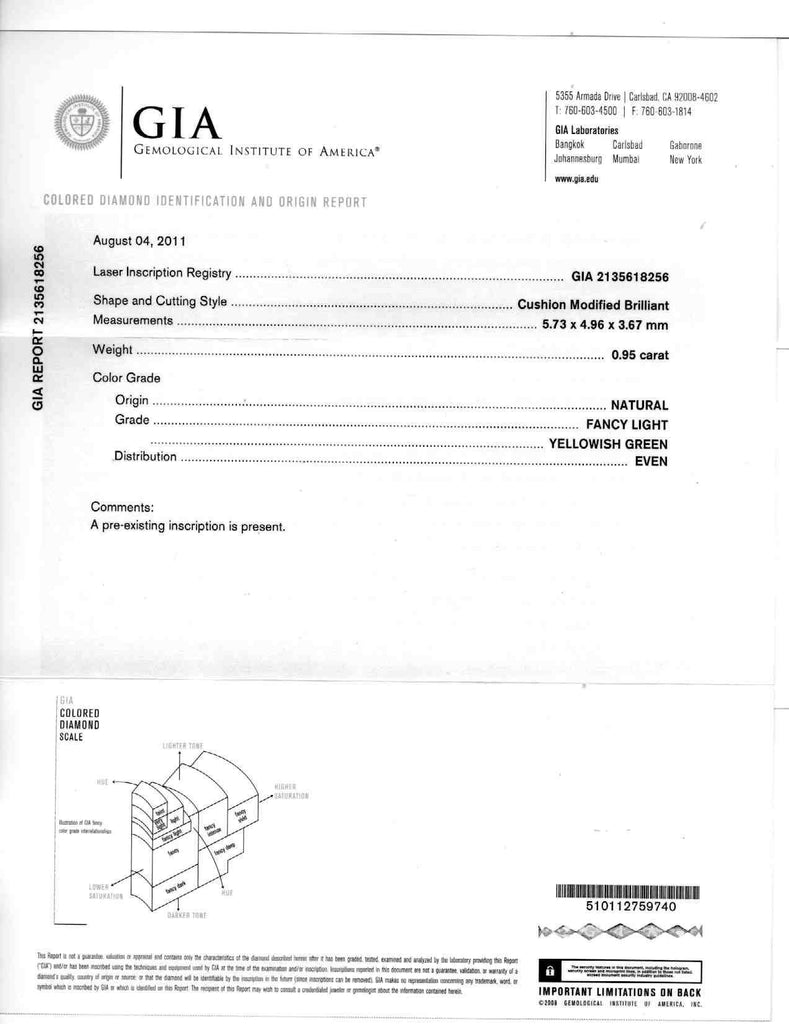 Exceptional GIA Fancy Color Diamond Flower Ring