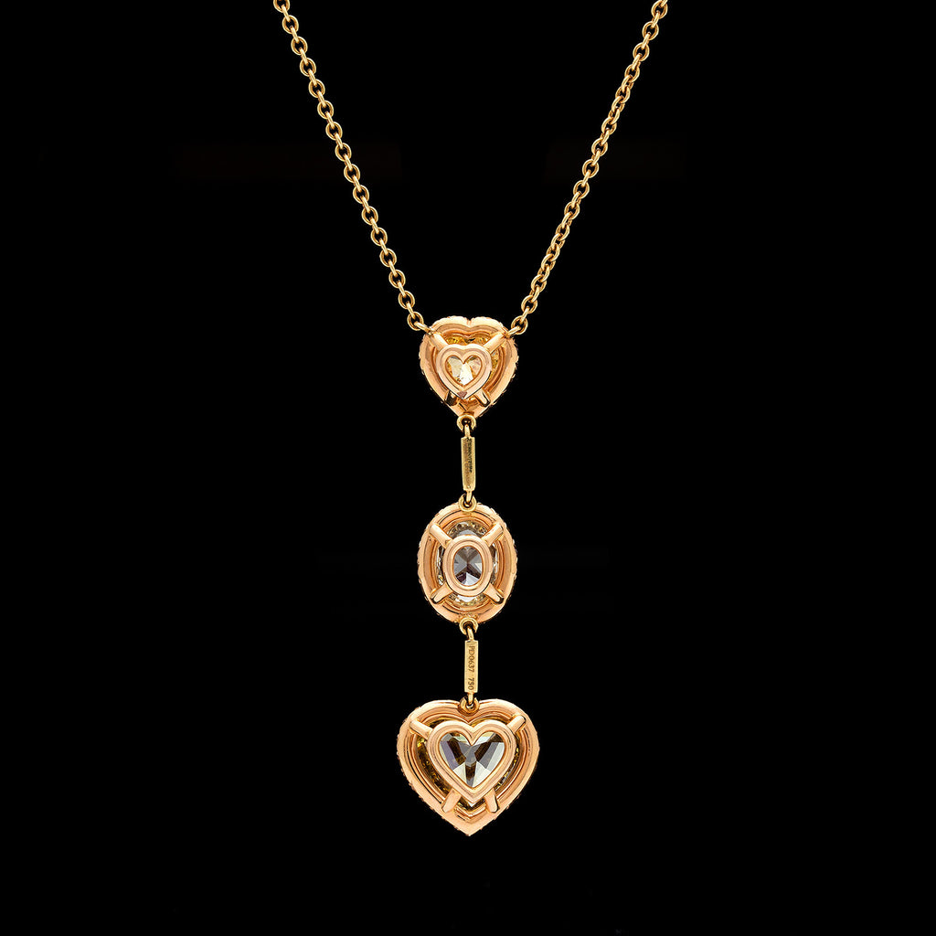GIA Fancy Color Diamond Pendant-Necklace