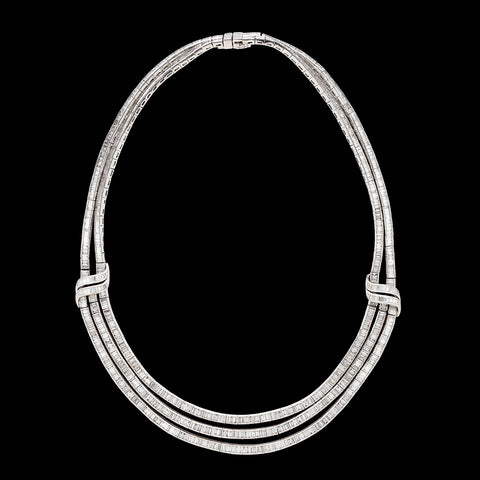 Sophia D. Diamond and Platinum Swag Necklace