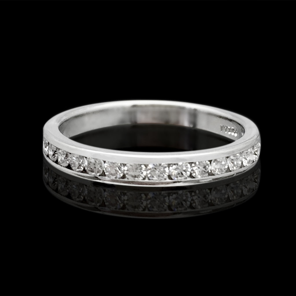 Diamond & Platinum Wedding Band
