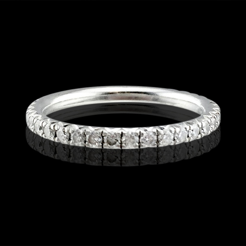 Platinum Diamond Band Ring
