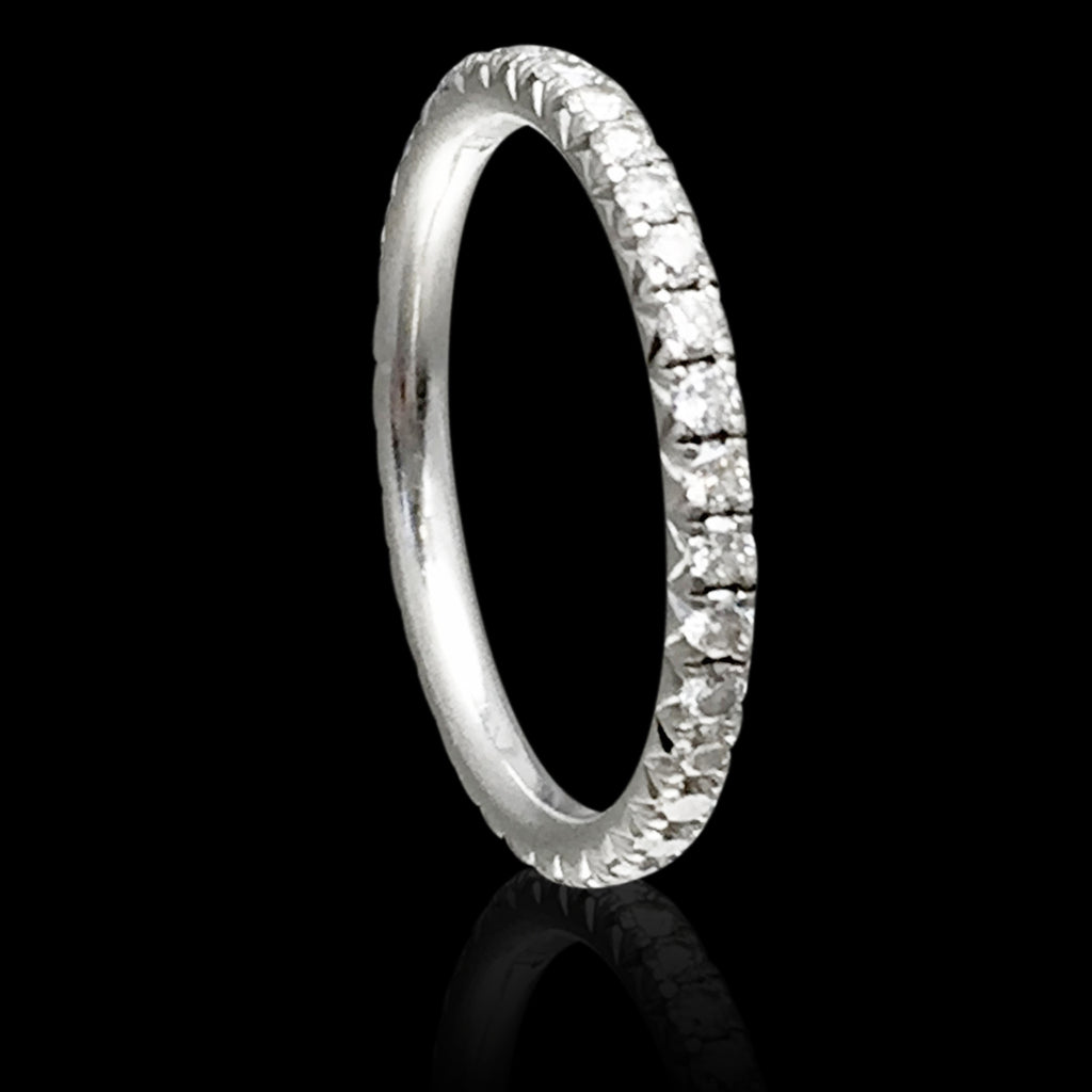 Platinum Diamond Band Ring