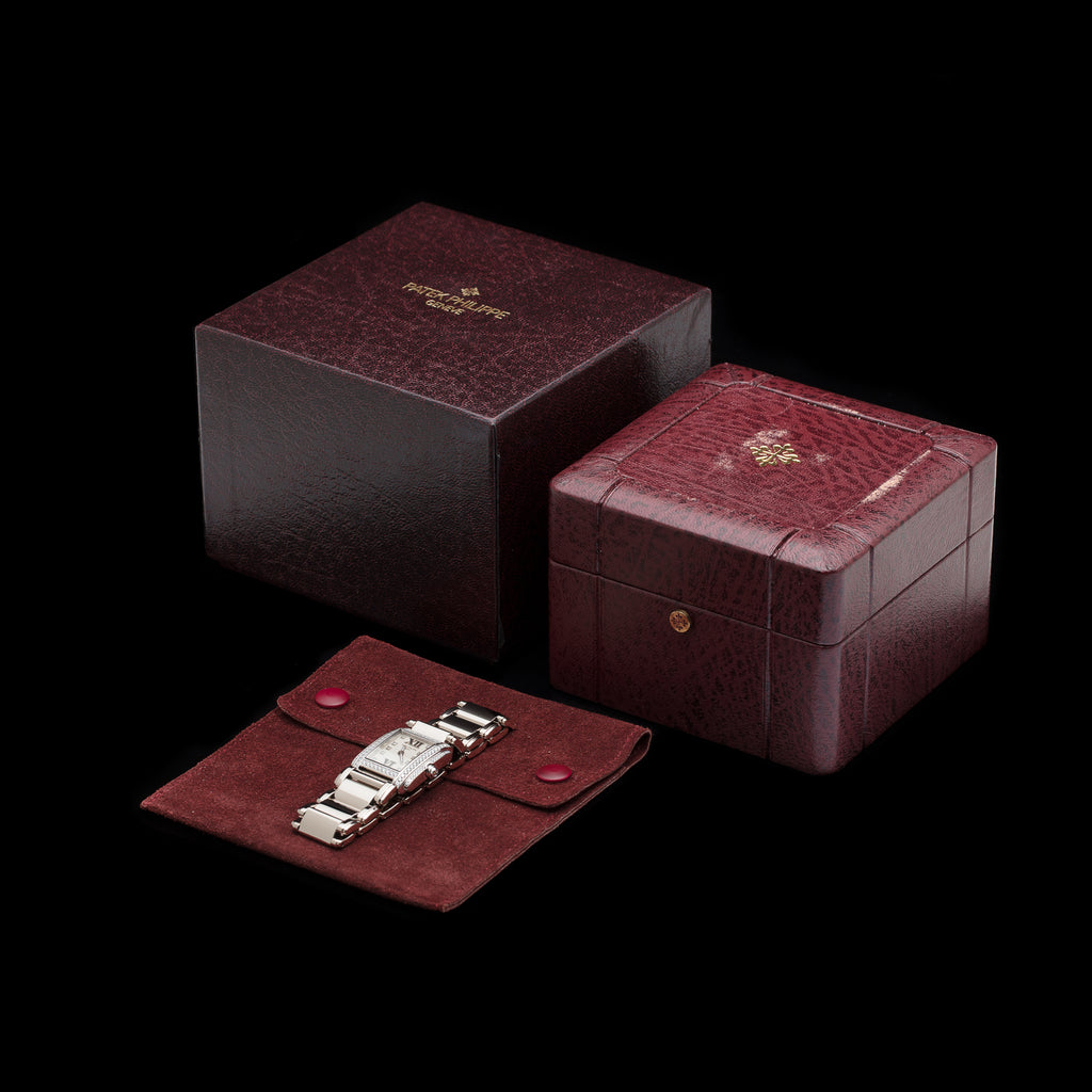 Patek Philippe Twenty-4 Ladies White Gold Diamond Watch