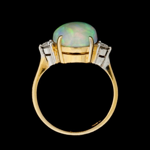 7.00ct tw Opal, Diamond Ring2
