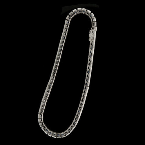 9.87ct tw Sapphire & Diamond Bracelet3