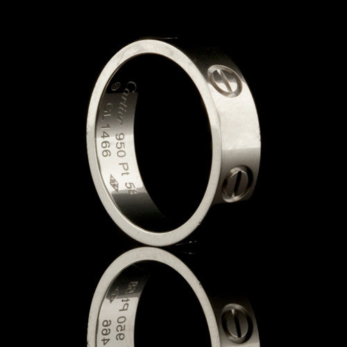 Cartier Platinum 5mm Love Ring2