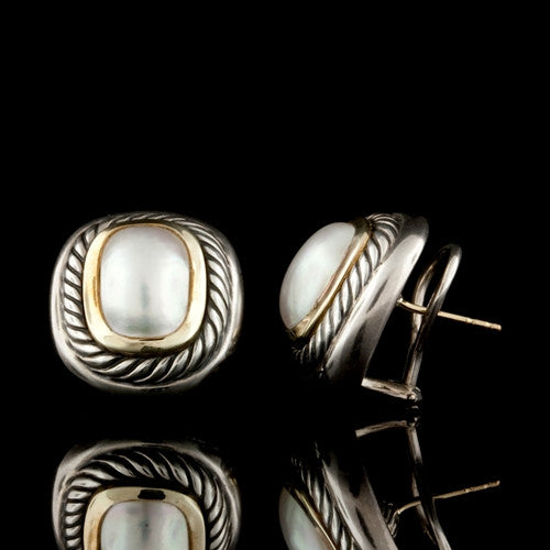 David Yurman Mabe Pearl Earrings