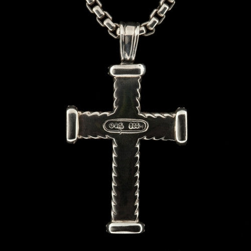 David Yurman Sterling & Diamond Cross2