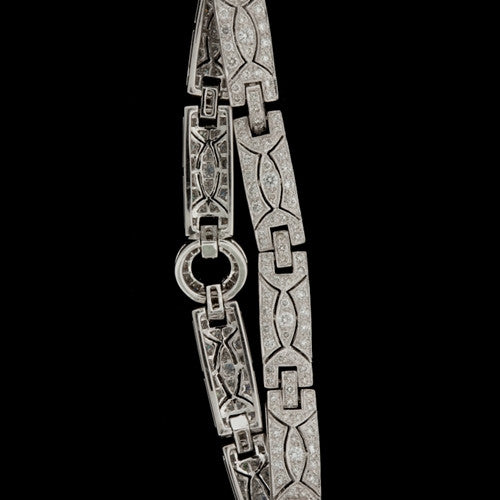 Deco Style Pave Diamond Bracelet2