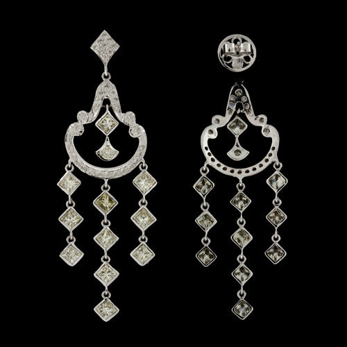 Diamond Chandelier 18KT Earrings1
