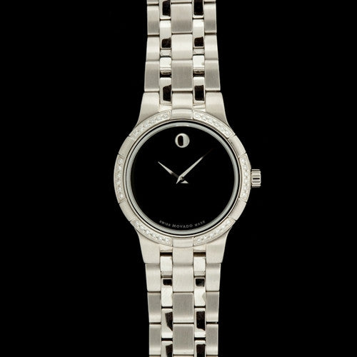 MOVADO Metio Diamond Bezel Watch