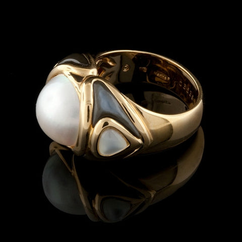 Marina B. MOP & Mabe Pearl Ring