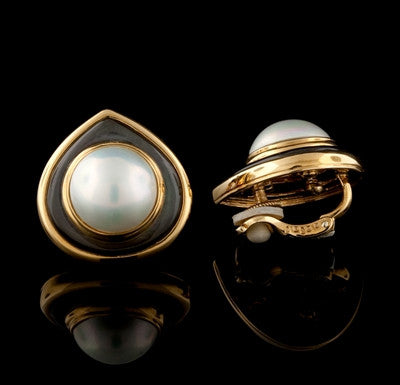 Marina B. Mabe & MOP Pearl Earclips1