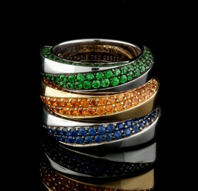 Mauboussin Serpentine Tsavorite Ring2