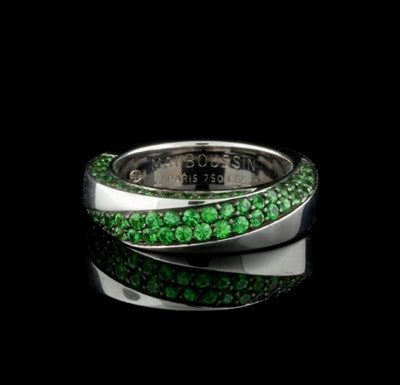 Mauboussin Serpentine Tsavorite Ring