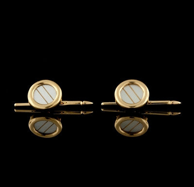 Mother of Pearl Round 4pc Stud Set2