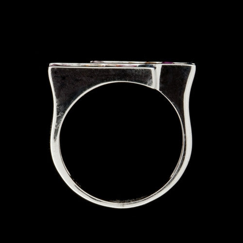 Multi-Color Sapphire Modern Ring2