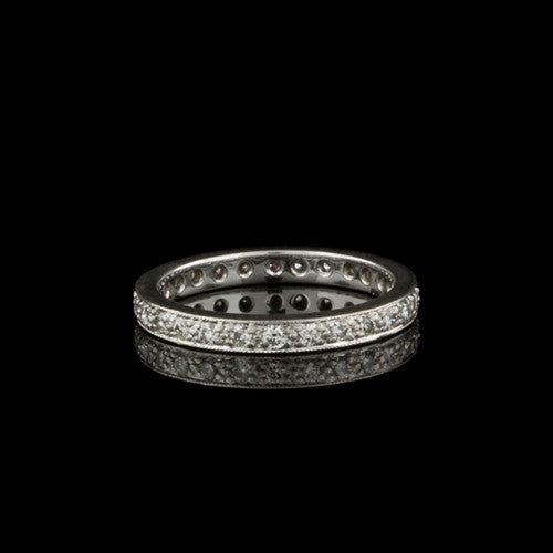 Round Diamonds, Platinum Eternity Band