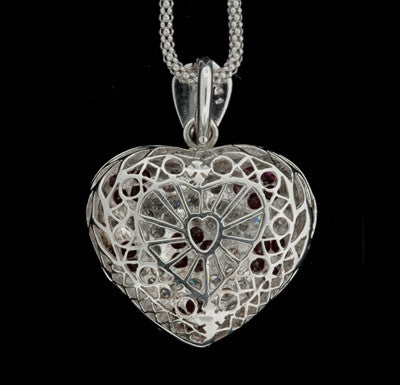 Ruby & Diamond Heart Locket1