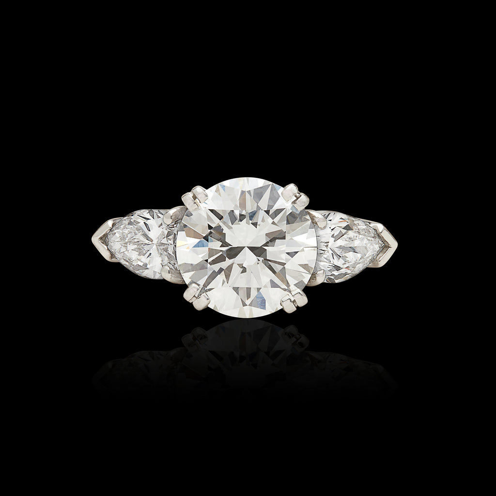 Impressive 6.14-cttw 3-Stone Diamond Ring