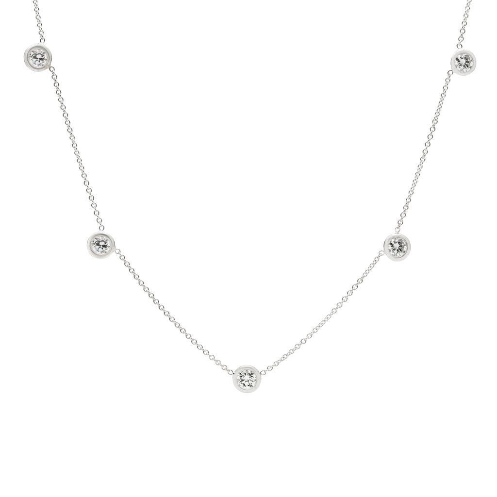 Impressive 2.53 carat Diamonds By The Yard Necklace