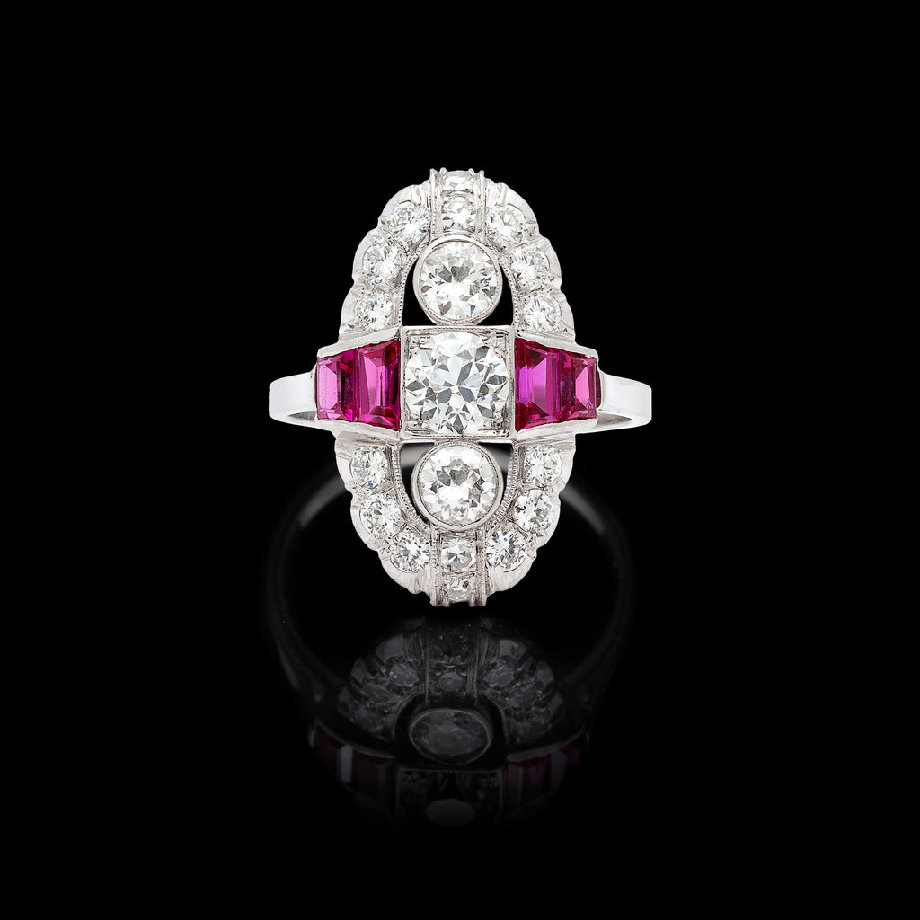 Diamond & Ruby Ring