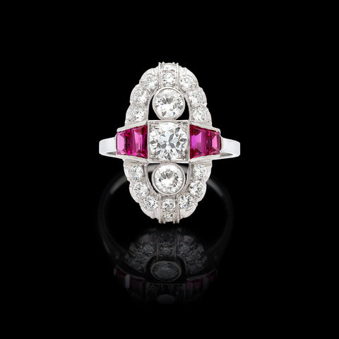 Diamond & Ruby Ring