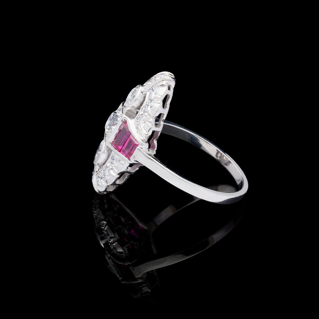 Diamond & Ruby Ring