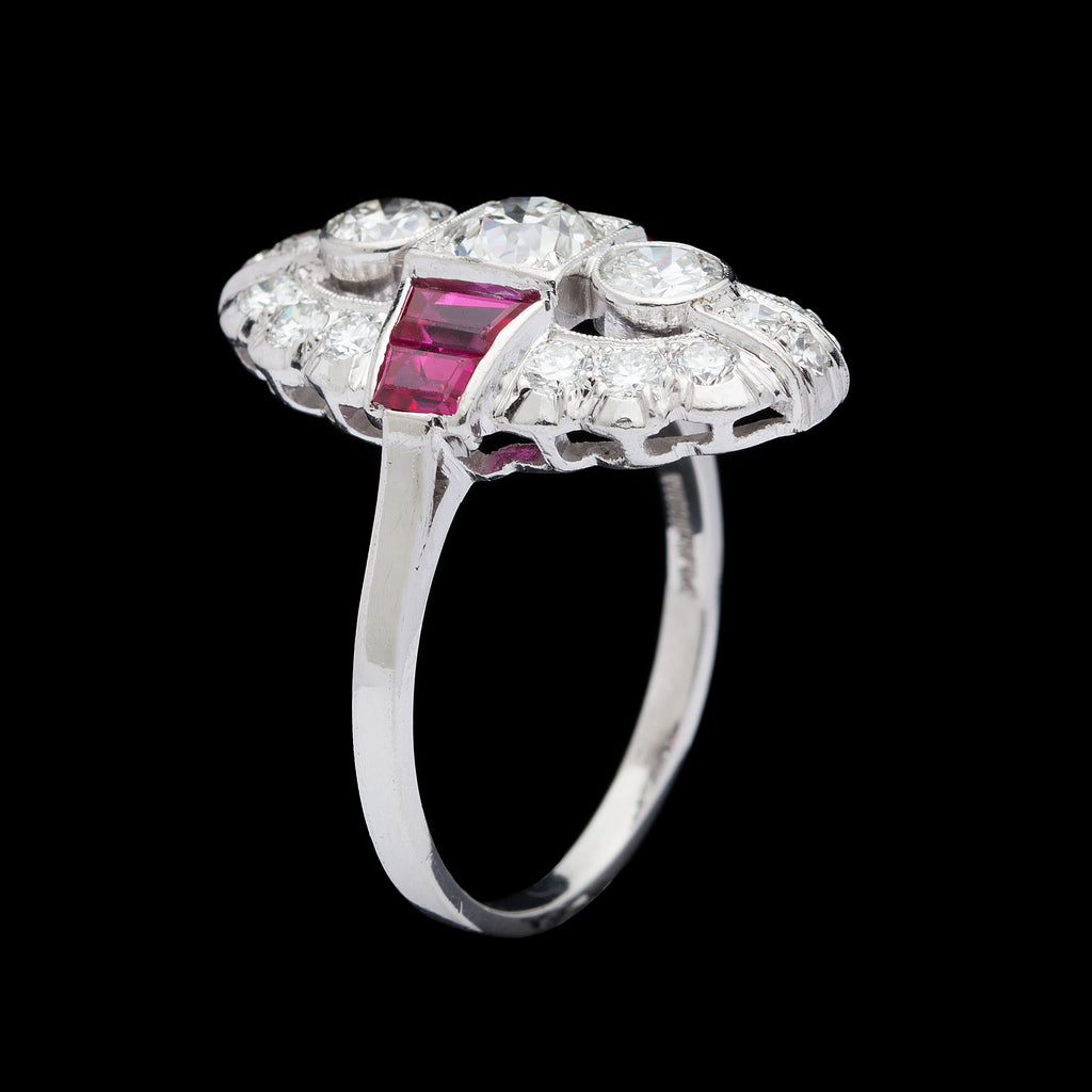 Diamond & Ruby Ring