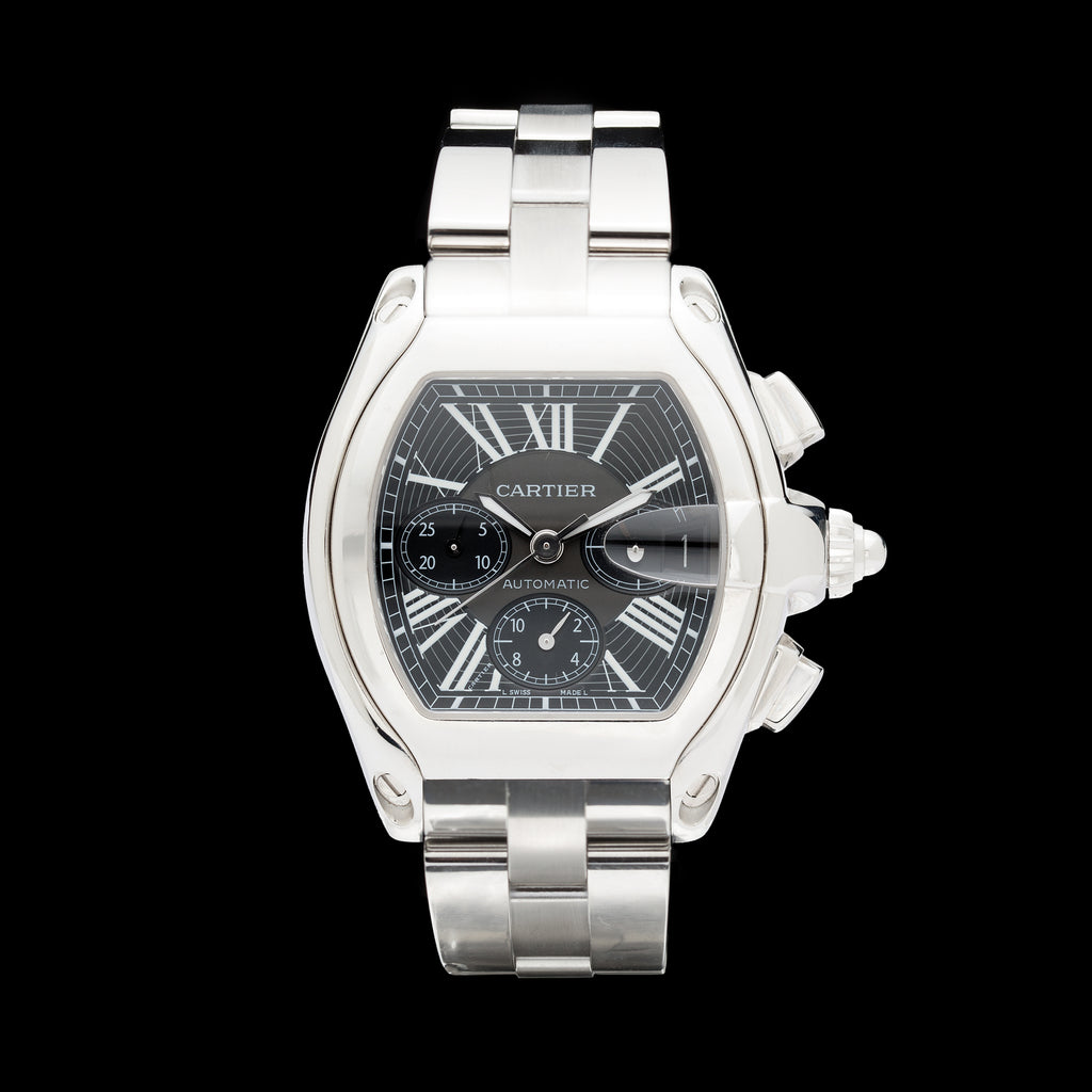 Cartier Roadster Chronograph Stainless Wristwatch