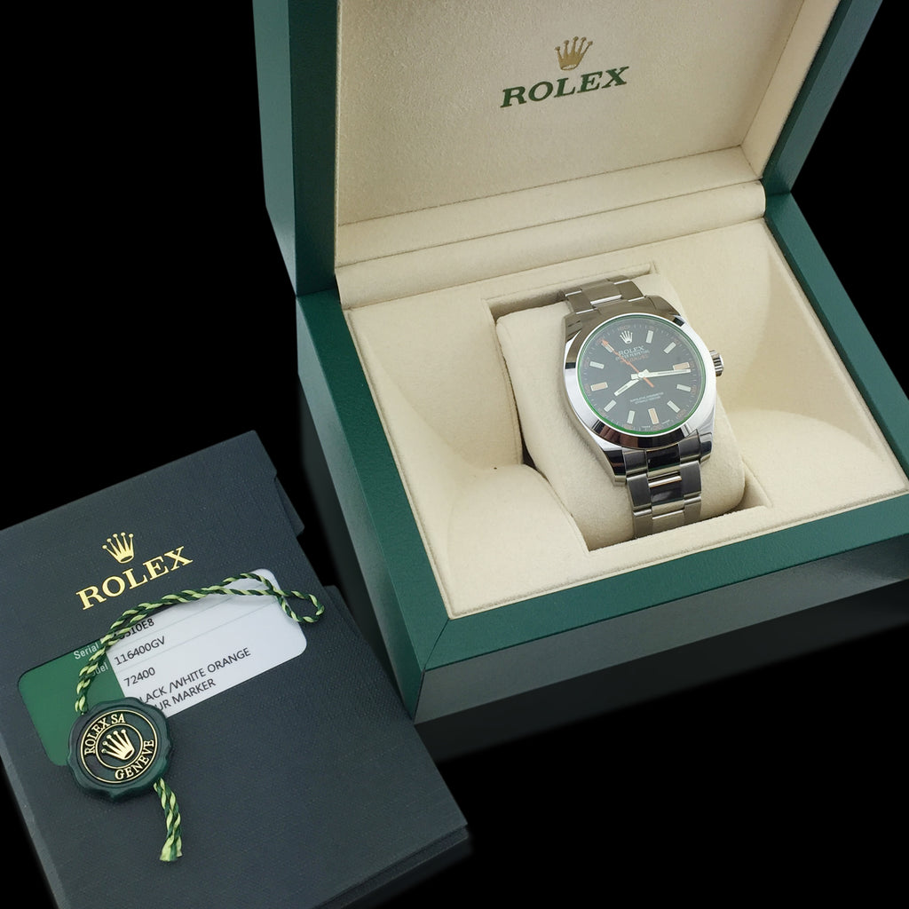 Estate Rolex Milgauss with Box & Papers