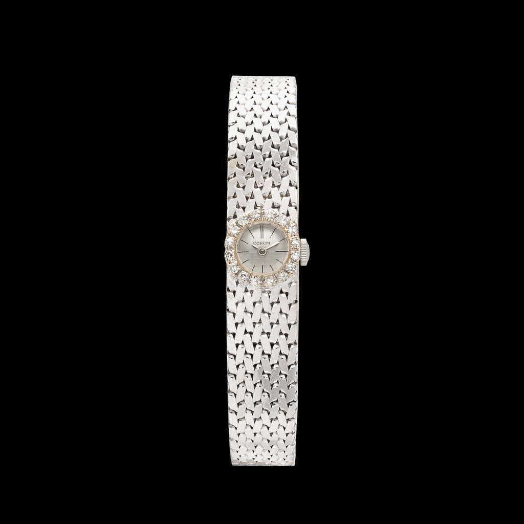 Corum Ladies Diamond 18k White Gold Wristwatch