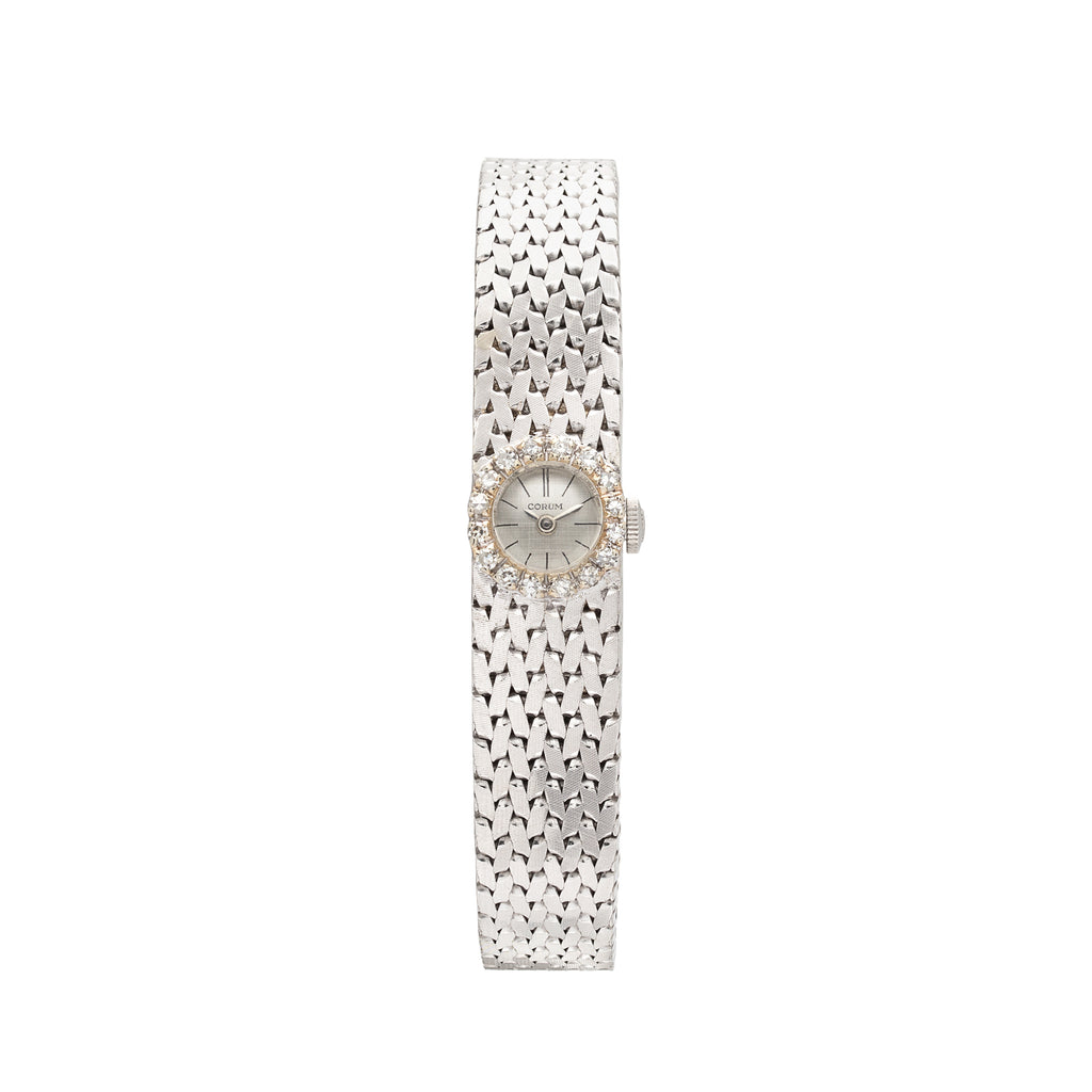 Corum Ladies Diamond 18k White Gold Wristwatch