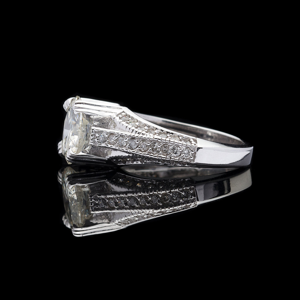 Estate Diamond Ring Featuring Impressive 2.39 ct Round Diamond