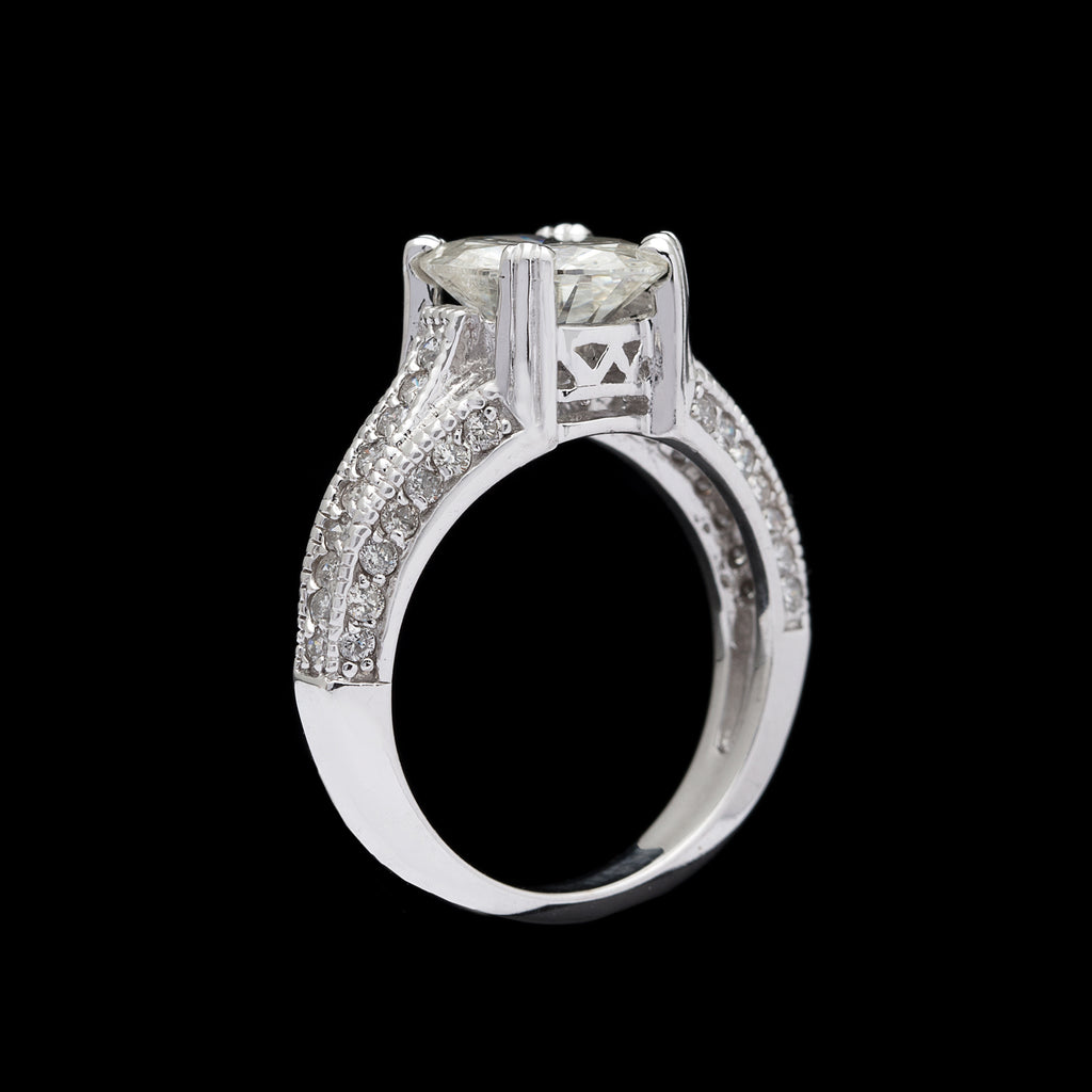 Estate Diamond Ring Featuring Impressive 2.39 ct Round Diamond
