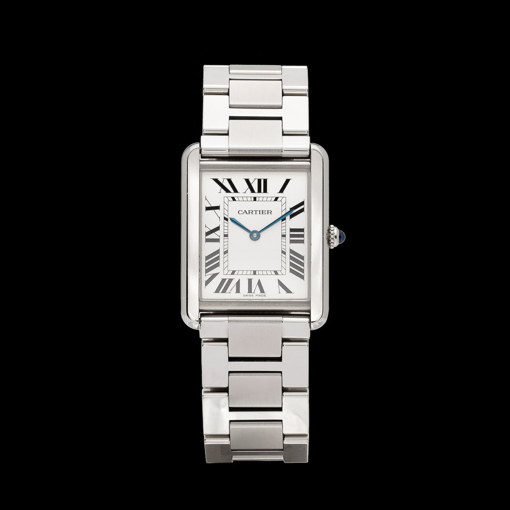 Large Size Cartier Tank Solo Watch, Original Box & Papers
