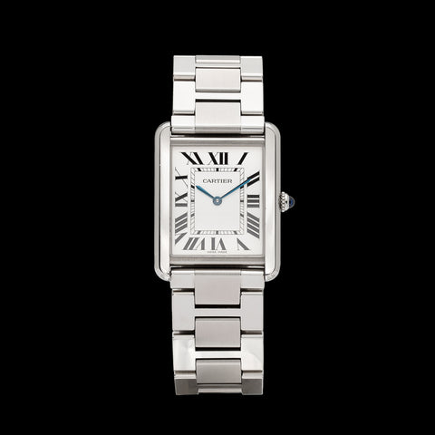 Large Size Cartier Tank Solo Watch, Original Box & Papers