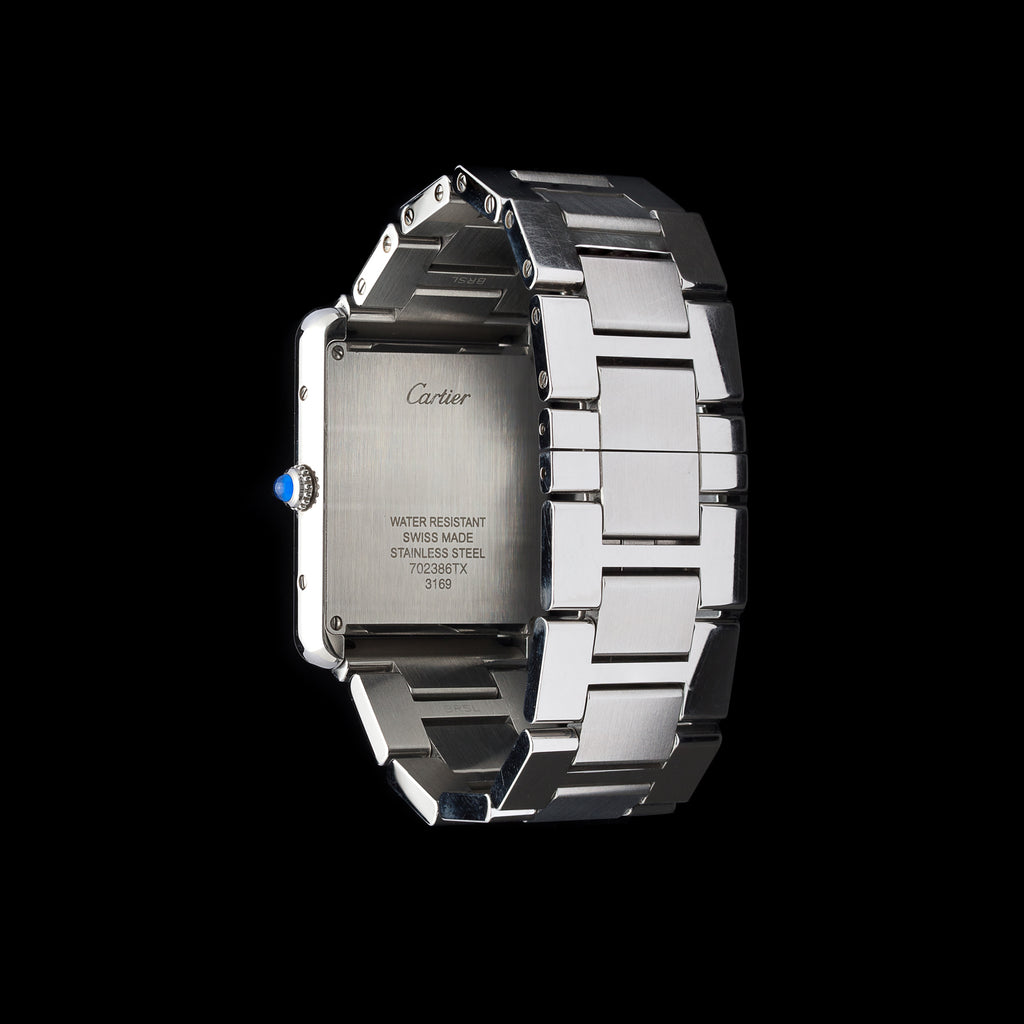 Large Size Cartier Tank Solo Watch, Original Box & Papers